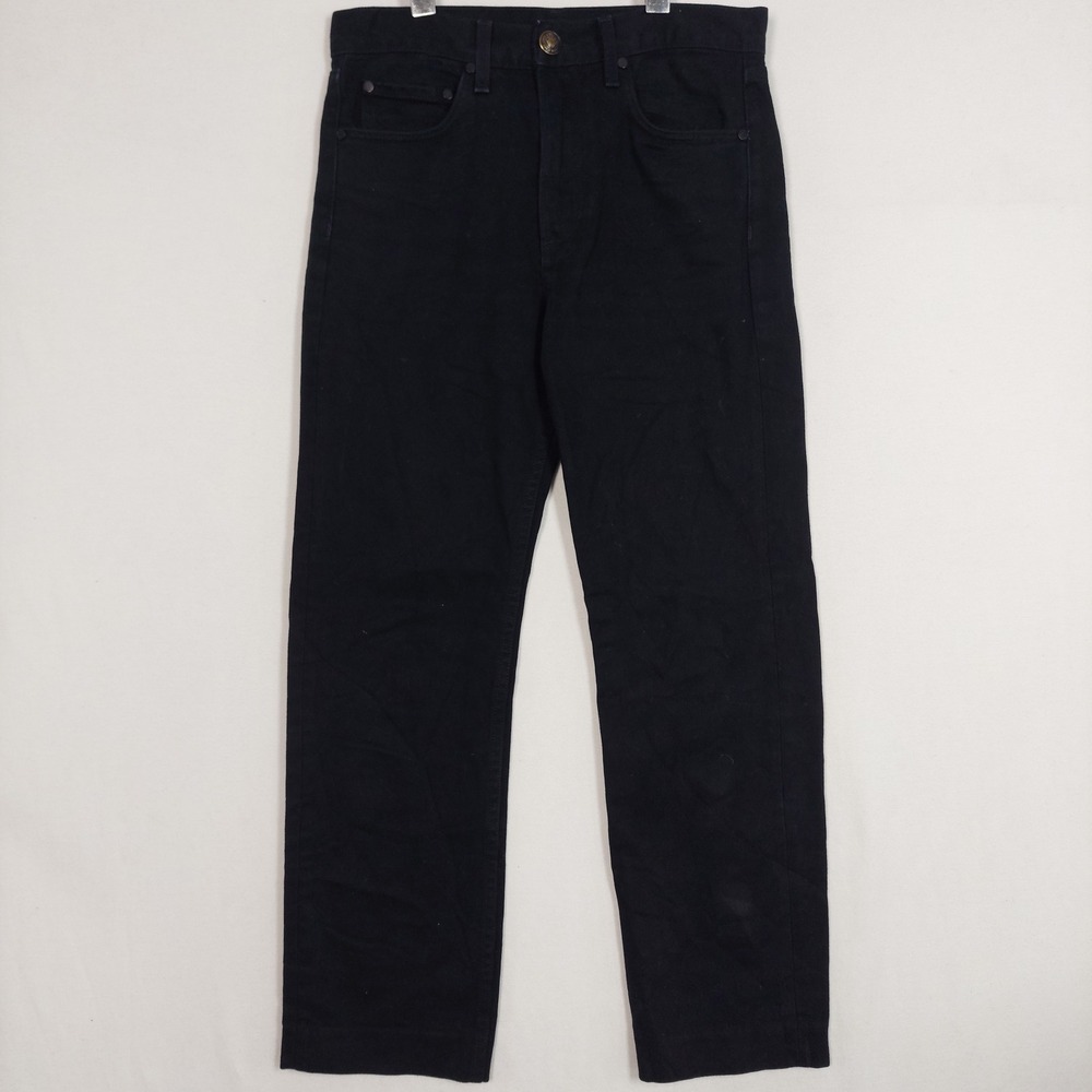 Rag & Bone Mens Standard Issue Fit 2 Jeans Black Slim Straight Made in USA 30x30